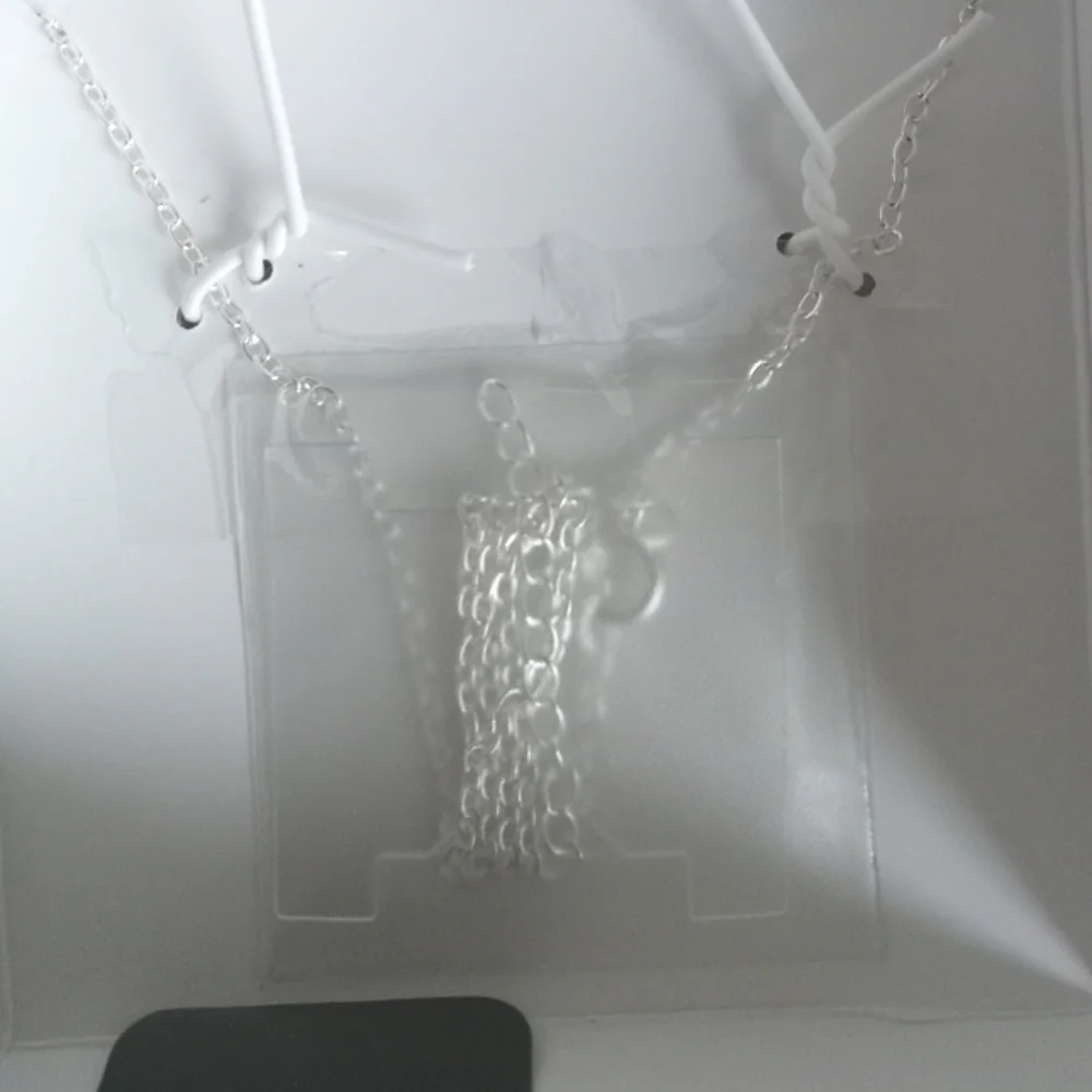 💞Disney Minnie Mouse Silver Plated Necklace with Pink Rhinestone